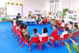 Trường mầm non Đại Hưng tổ chức khám sức khỏe định kỳ cho học sinh năm học 2025- 2026