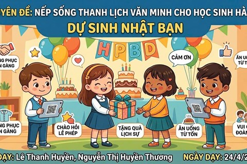 Trường mầm non Đại Hưng tổ chức chuyên đề Nếp sống thanh lịch văn minh cho học sinh Hà Nội năm học 2025-2026